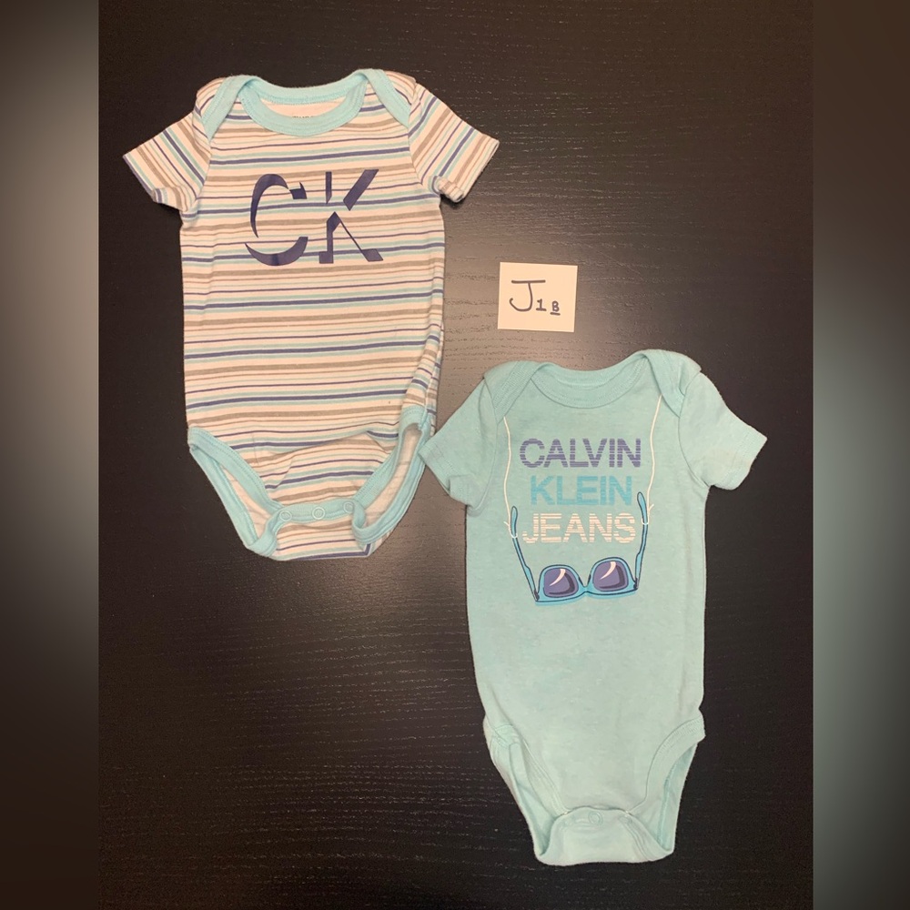 $4.00 with Bundle💝— Calvin Klein Onesies ( Set of 2)